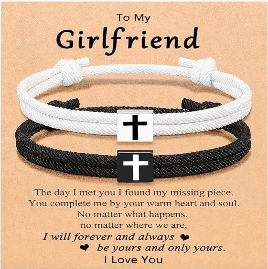 Milan Rope Braided Cross Bracelet