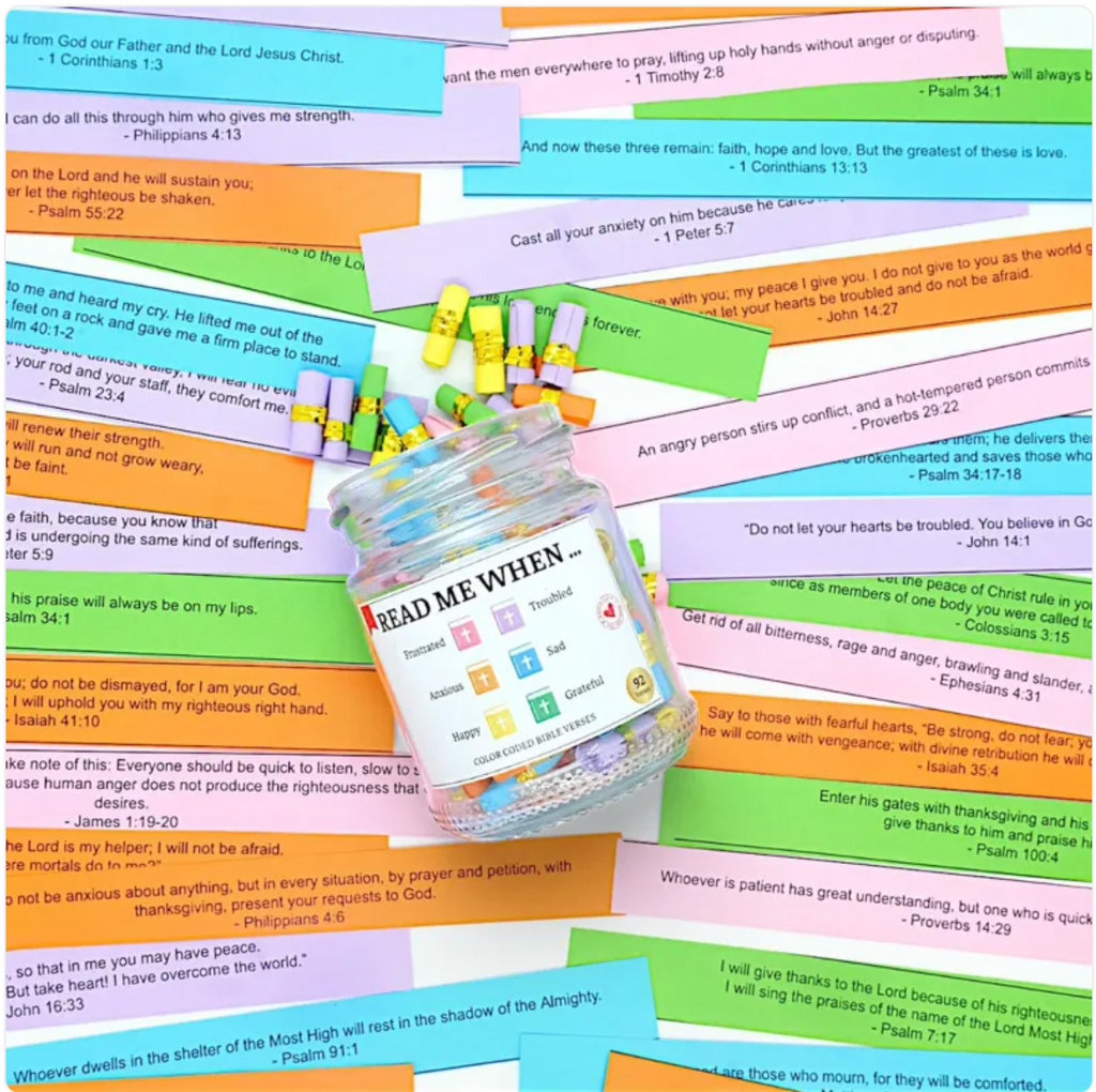 Bible Verses Jar