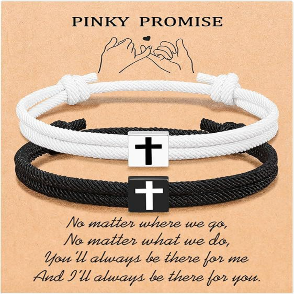 Milan Rope Braided Cross Bracelet